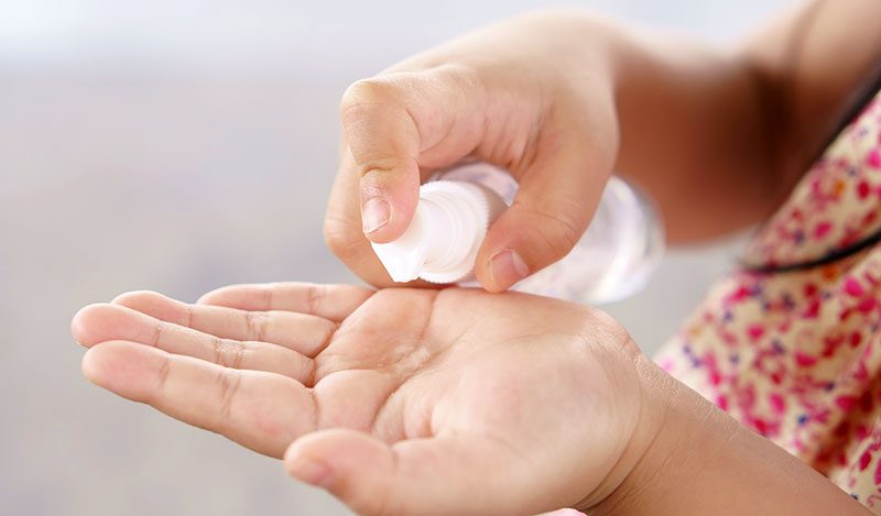 Händedesinfektion zur hygienischen Händedesinfektion