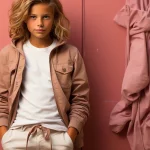 Herringbone crop jacket